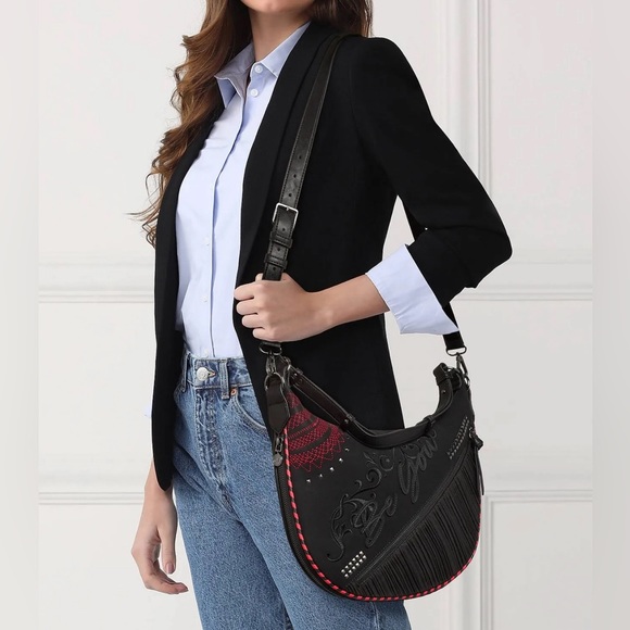 Desigual Women’s Half Moon Shoulder Bag - Picture 3 of 13